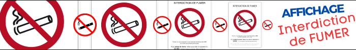 Affichage obligatoire interdiction de fumer