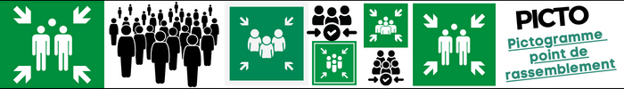 Pictogramme point de rassemblement