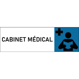 Plaque de porte classique Cabinet médical