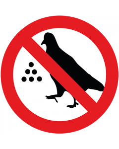 Pictogramme Interdiction de nourrir les oiseaux