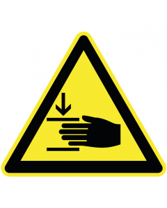Pictogramme Danger d écrasement des mains