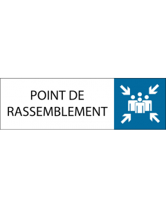 Plaque de porte classique Point de rassemblement