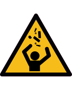 Pictogramme danger chute d’objets - Danger au travail - Pictogramme