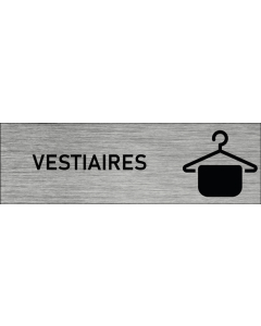 Plaque de porte Vestiaires
