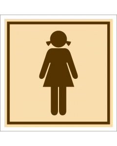  Panneau toilette femme