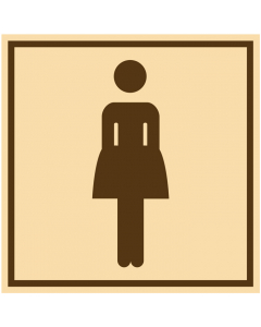 Panneau toilette femme