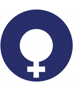 Panneau symbole femme
