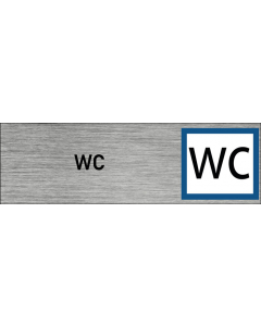 Plaque de porte WC
