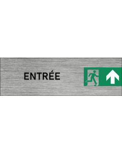 Plaque de porte entrée
