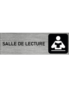 Plaque de porte Salle de lecture
