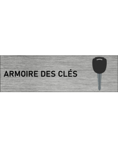 Plaque de porte Armoire des clés
