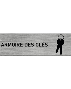 Plaque de porte Armoire des clés
