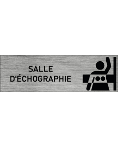Plaque de porte Salle d'échographie
