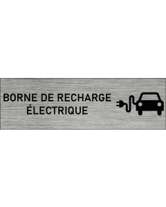Plaque de porte Borne de recharge électrique
