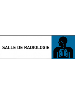 Plaque de porte classique Salle de radiologie