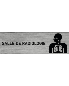 Plaque de porte Salle de radiologie
