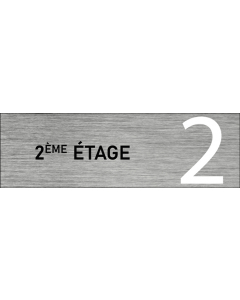 Plaque de porte 2 ème étage