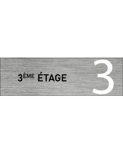 Plaque de porte 3 ème étage