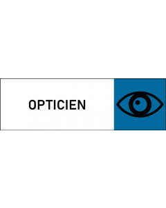 Plaque de porte classique Opticien