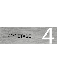 Plaque de porte 4 ème étage