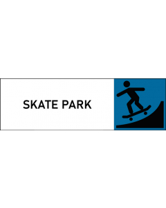 Plaque de porte classique Skate park