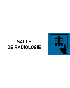 Plaque de porte classique Salle de radiologie