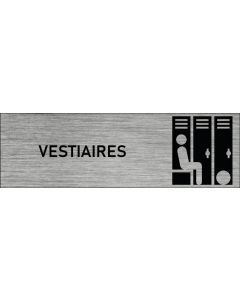 Plaque de porte Vestiaires
