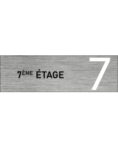 Plaque de porte 7 ème étage