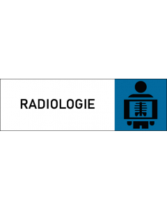 Plaque de porte classique Radiologie
