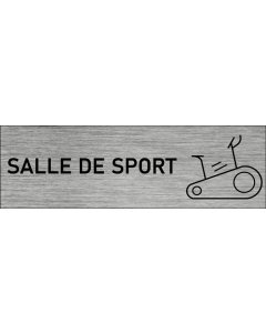 Plaque de porte Salle de sport
