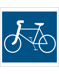 Plaque de porte carrée Local à vélos