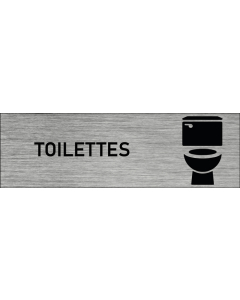 Plaque de porte Toilettes
