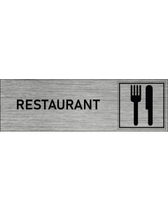 Plaque de porte Restaurant
