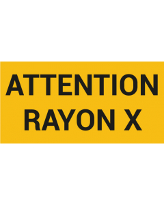 Pictogramme ATTENTION RAYON X
