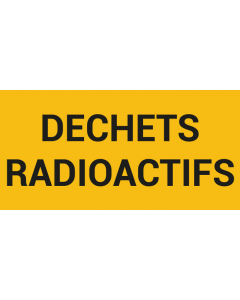 Pictogramme DÉCHETS RADIOACTIFS
