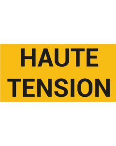 Pictogramme HAUTE TENSION
