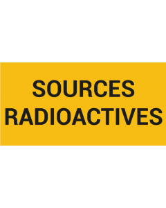 Pictogramme SOURCES RADIOACTIVES
