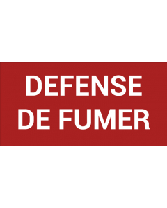 Pictogramme DÉFENSE DE FUMER