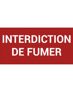 Pictogramme INTERDICTION DE FUMER
