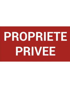 Pictogramme PROPRIÉTÉ PRIVÉE
