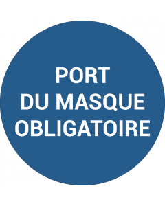 ictogramme PORT DU MASQUE OBLIGATOIRE
