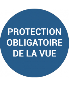 Pictogramme PROTECTION OBLIGATOIRE DE LA VUE