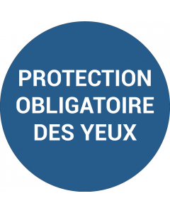 Pictogramme PROTECTION OBLIGATOIRE DES YEUX
