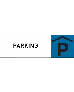 Plaque de porte classique Parking