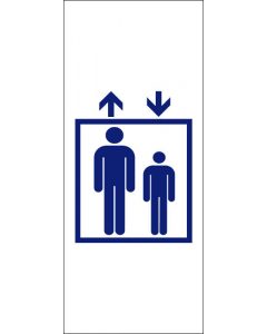 Sticker 023e8a ascenseur-homme-enfant double flèche 4
