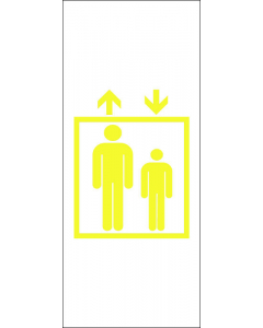 Sticker ffee32 ascenseur-homme-enfant double flèche 4
