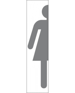Sticker gris Toilette-femme-model-2
