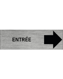 Plaque de porte Entrée

