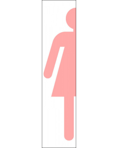 Sticker f7a9a8 Toilette-femme-model-2-rose
