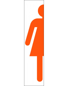 Sticker ff5400 Toilette-femme-model-2-orange
